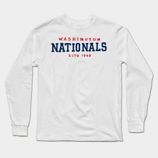 Washington Nationaaaals 07 Long Sleeve T-Shirt